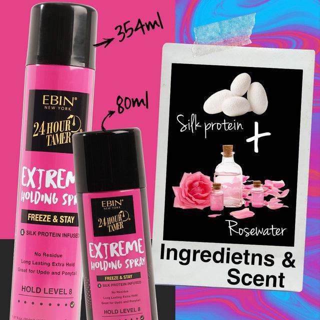 EBIN New York 24 Hour Tamer Extreme Holding Spray 11.97oz