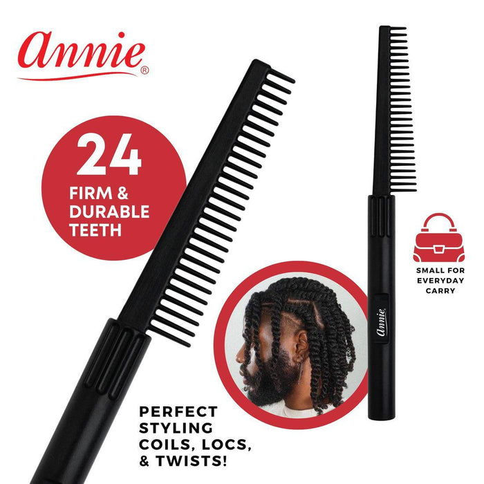 Annie Twist Comb - Black
