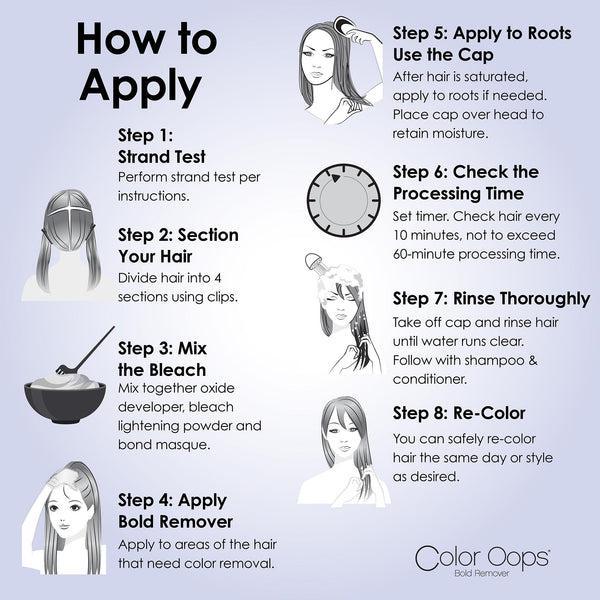 Color Oops Bold Remover Kit - 2 Applications