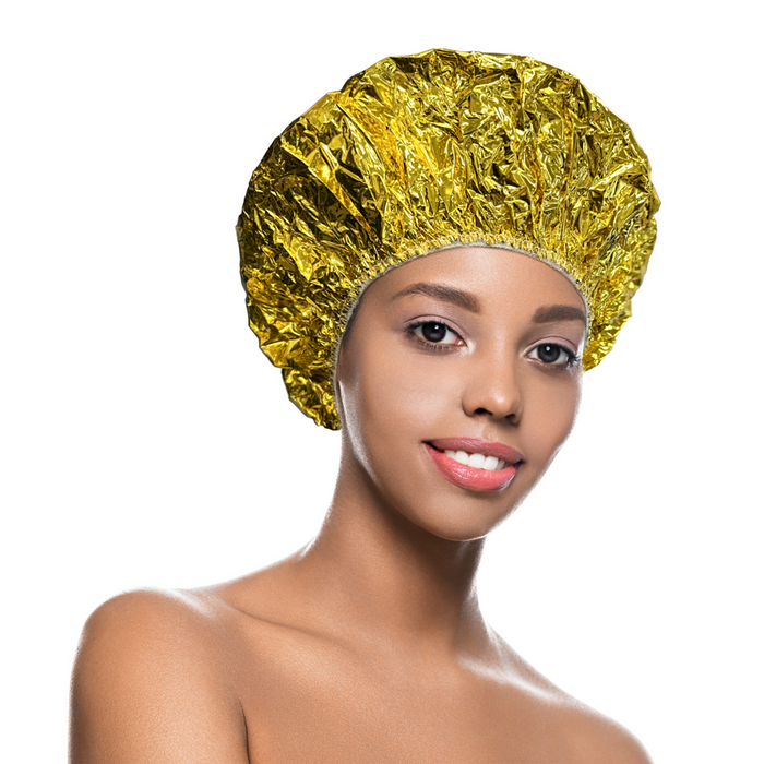 TouchUps Deep Conditioning Heat Processing Cap - Gold
