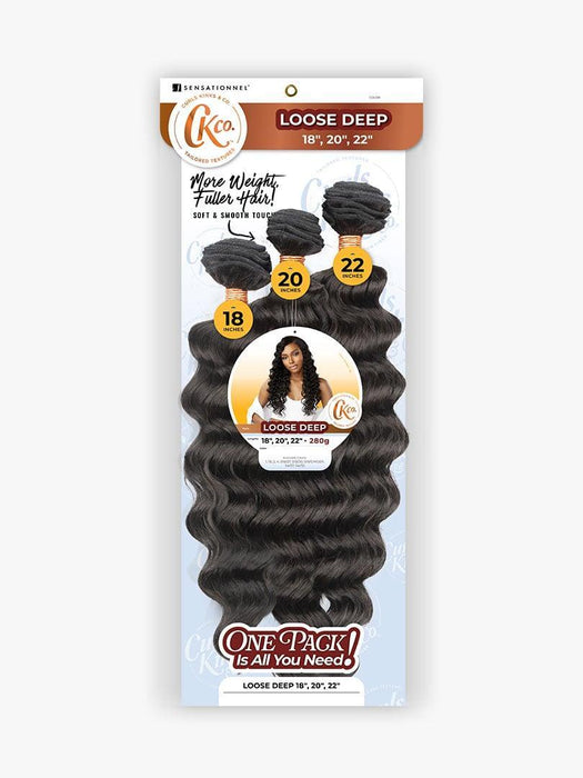 Sensationnel Curls Kinks and Co Multi Pack - Loose Deep  18" 20" 22"