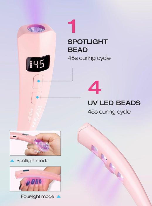 Absolute New York Mini Handheld UV Led Lamp