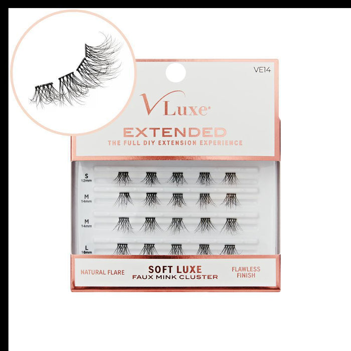 V-Luxe by i-Envy Soft Luxe Faux Mink Cluster Lashes