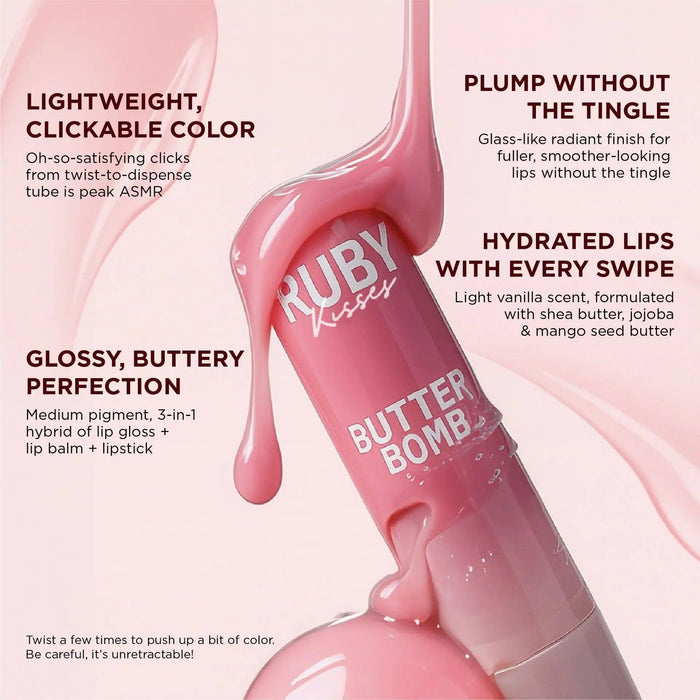 Ruby Kisses Butter Bomb Lip Balm