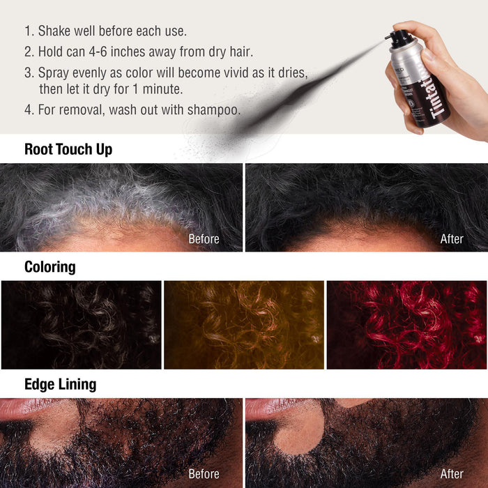 RED by Kiss Tintation Color Spray Mini - Darkest Brown