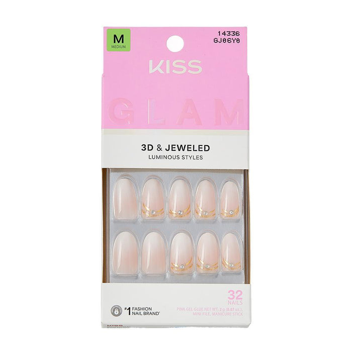KISS Glam Jeweled Nails - Totally Legit