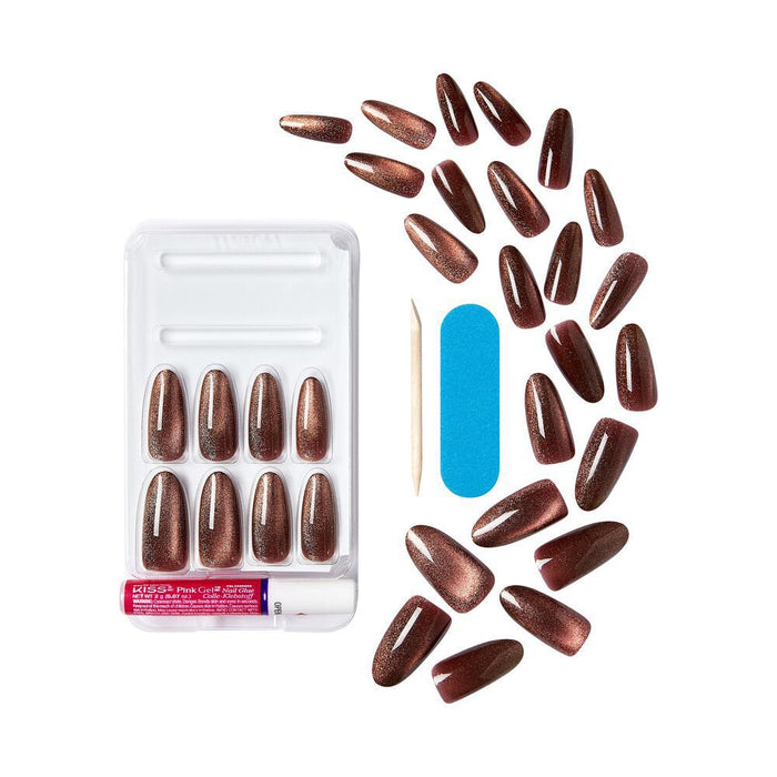 KISS Gel Fantasy Magnetic Effect Nails - Glistening