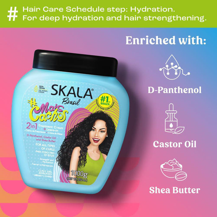 Skala 2 in 1 Leave In Treatment 35.2oz - Mais Cachos