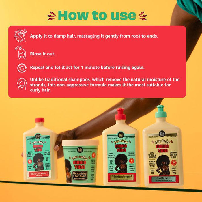 lola meu cacho minha vida Moisturizing Shampoo 16.91oz