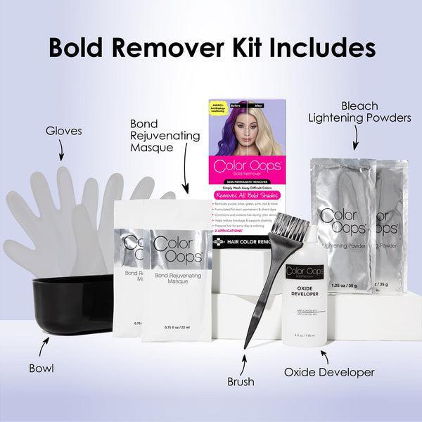 Color Oops Bold Remover Kit - 2 Applications
