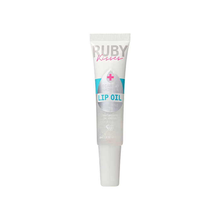 Ruby Kisses Lip Oil - Diamond Shimmer with Mint