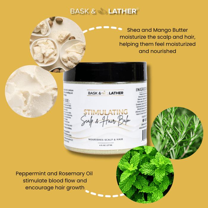 Bask and Lather Scalp and Hair Balm 4oz
