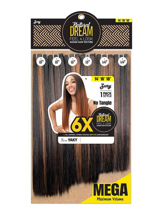 Natural Dream Multi 6x Yaky Straight