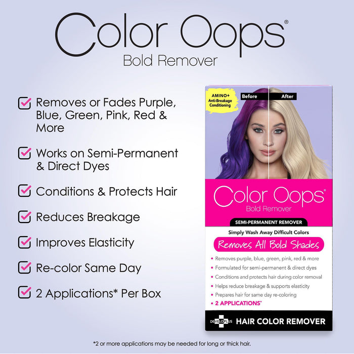 Color Oops Bold Remover Kit - 2 Applications