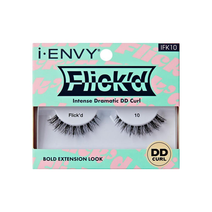 i-Envy by KISS 3D Flick'd Lashes - DD Curl #10