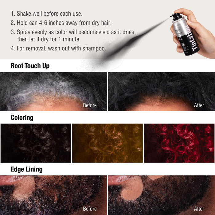 RED by Kiss Tintation Color Spray Mini - Medium Brown