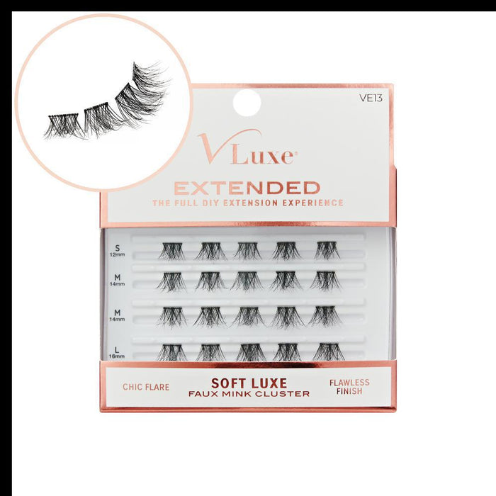V-Luxe by i-Envy Soft Luxe Faux Mink Cluster Lashes