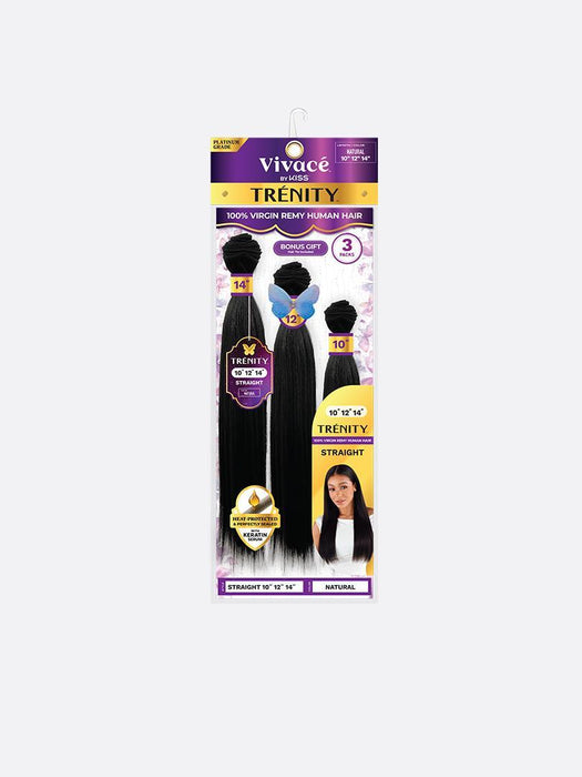 Vivace by KISS 100% Virgin Remy Human Hair Trenity Multi Straight Pack