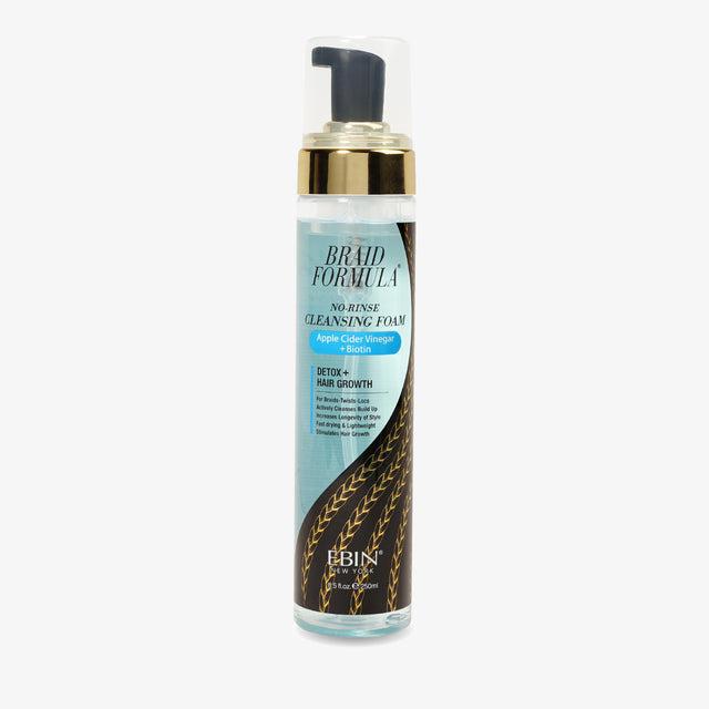 EBIN New York Braid Formula No-Rinse Cleansing Foam 8.5oz - Biotin