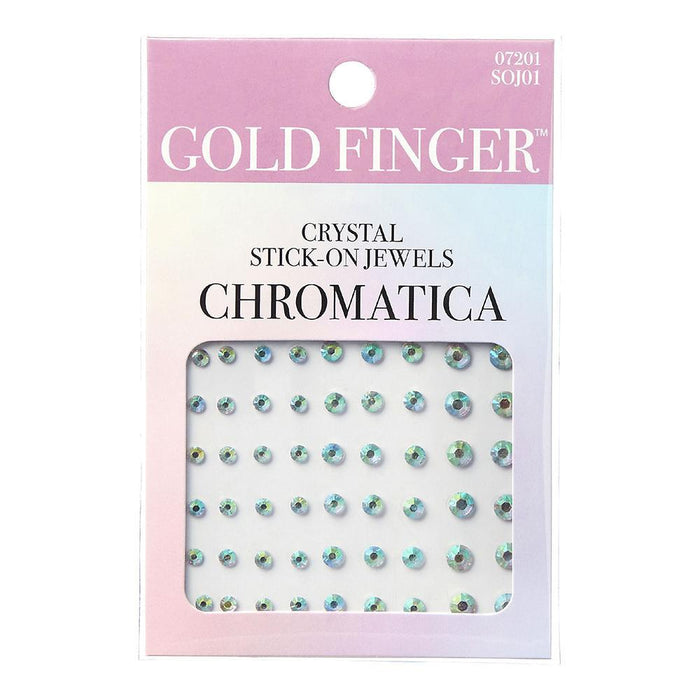 Gold Finger Crystal Stick-On Jewels