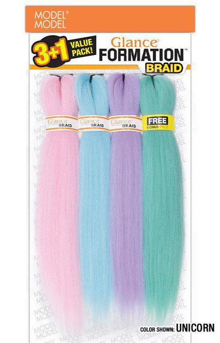 Model Model Glance Braid 4x Formation Kid's Braid 16"
