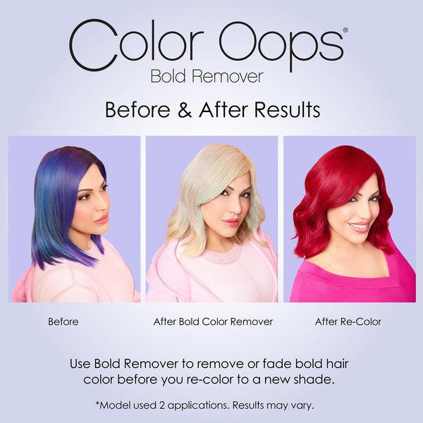 Color Oops Bold Remover Kit - 2 Applications