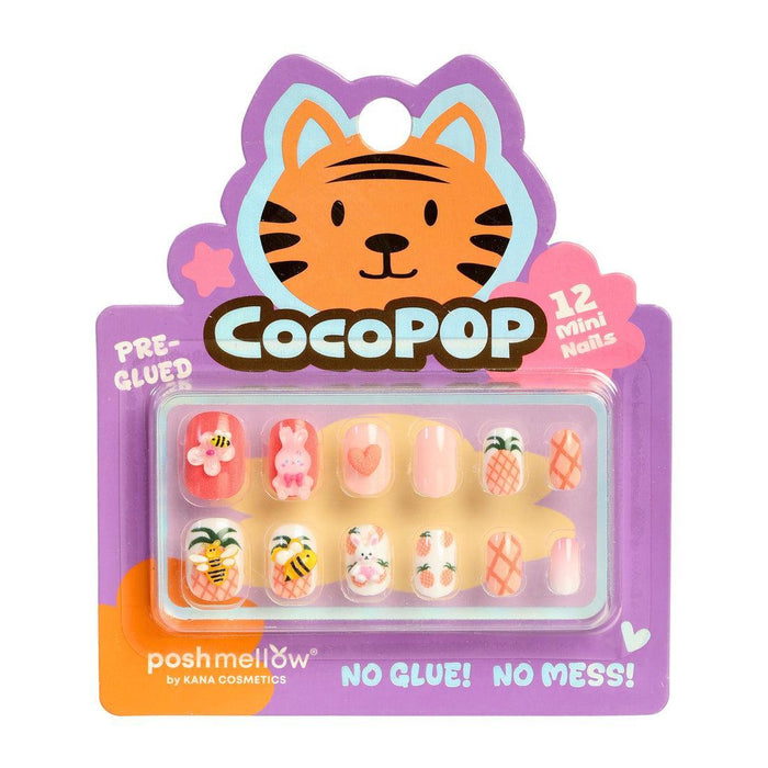 Poshmellow CocoPop Mini Pre-Glued Kid's Nails