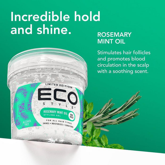Eco Style Gel 16oz - Rosemary Mint