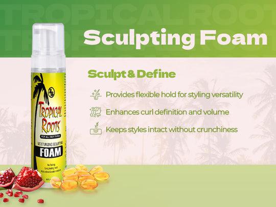 Bronner Brothers Tropical Roots Moisturizing Sculpting Foam 8.5oz