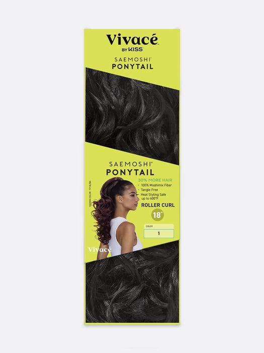 Vivace by KISS Saemoshi Ponytail - Roller Curl 18"