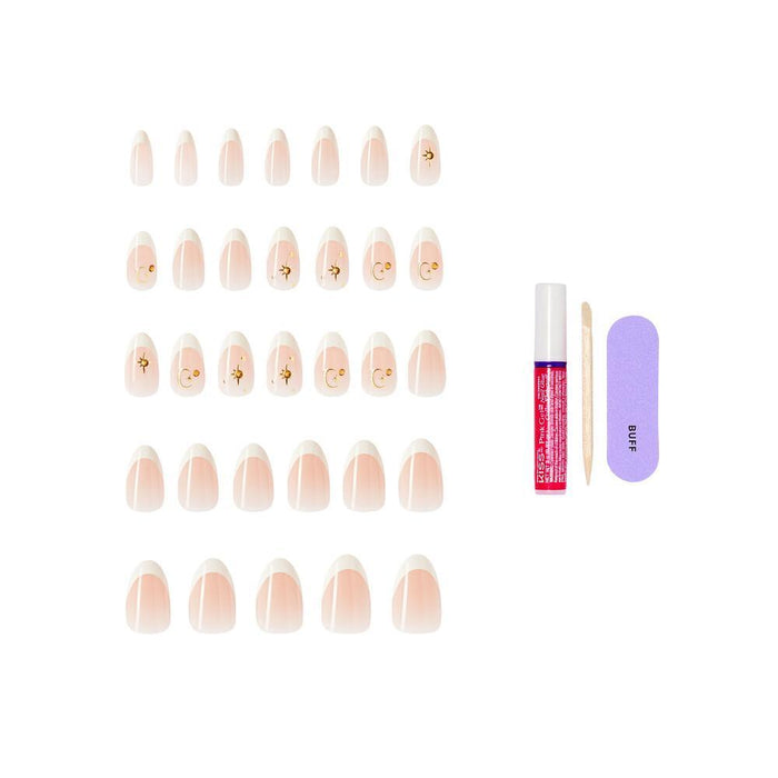KISS Glam Jeweled Nails - Zephyr