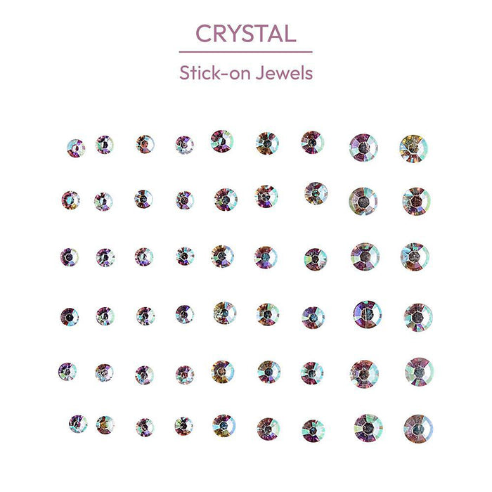 Gold Finger Crystal Stick-On Jewels