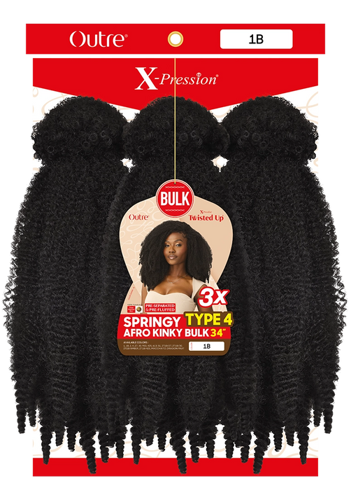 Outre 3x Springy Type 4 Kinky Bulk 34"