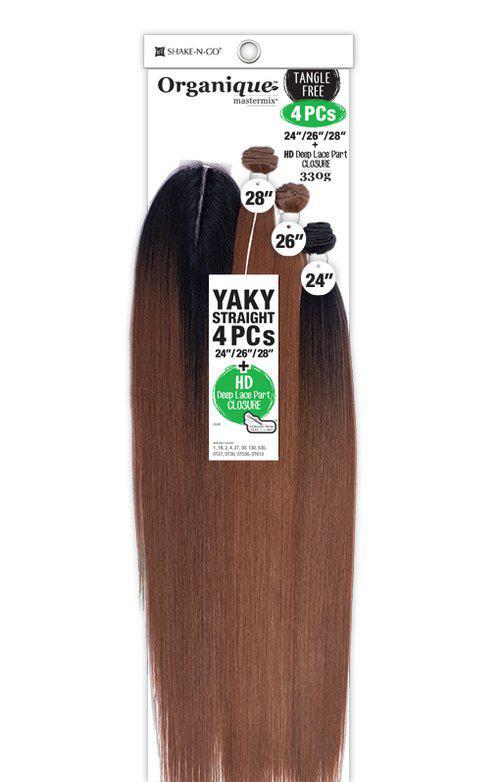 Shake N Go Organique Yaky Straight 4pcs (24