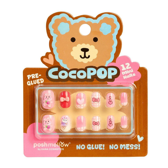Poshmellow CocoPop Mini Pre-Glued Kid's Nails