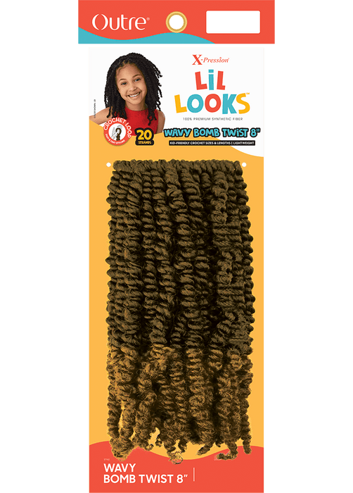 Outre X-Pression Lil Looks - Wavy Bomb Twist 8"