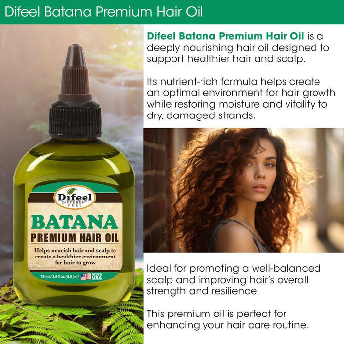 Difeel Premium Natural Hair Oil 2.5oz - Batana Oil