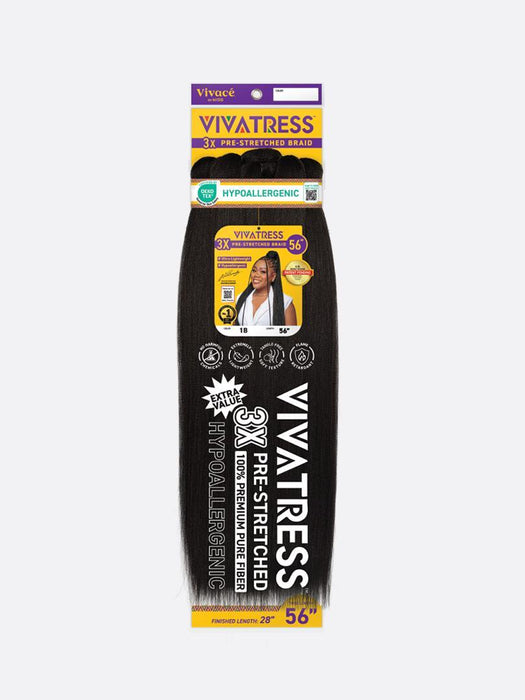 Vivace 3x Vivatress Pre-Stretched Braiding Hair 56"