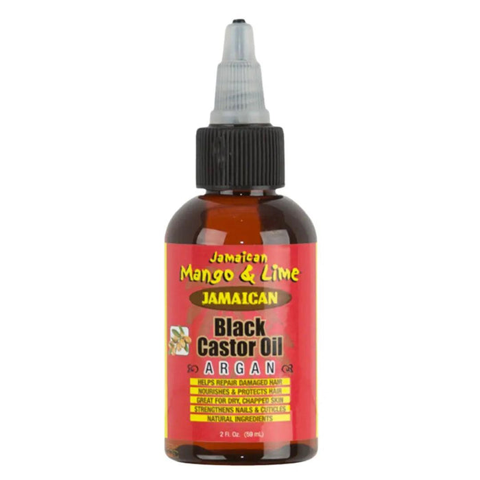 Jamaican Mango & Lime Black Castor Oil 2oz - Argan