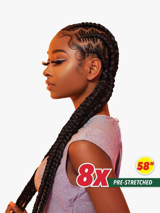 Sensationnel 8x X-Pression Pre-Stretched Braid 58"
