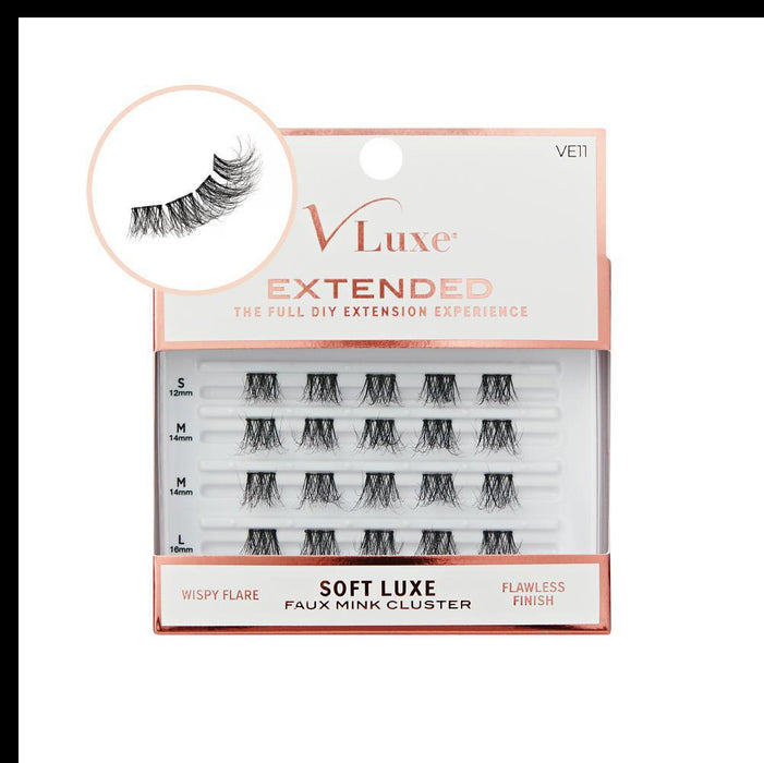 V-Luxe by i-Envy Soft Luxe Faux Mink Cluster Lashes