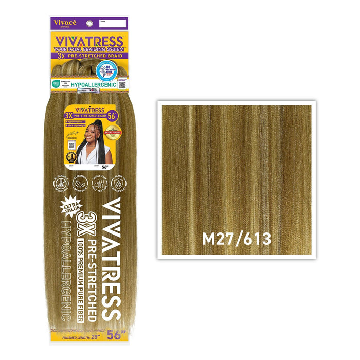 Vivace 3x Vivatress Pre-Stretched Braiding Hair 46"