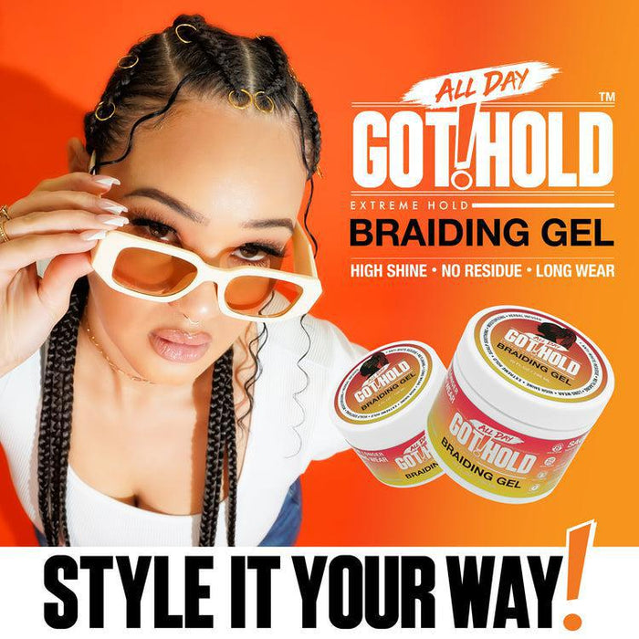 All Day Got Hold Braiding Gel 5oz