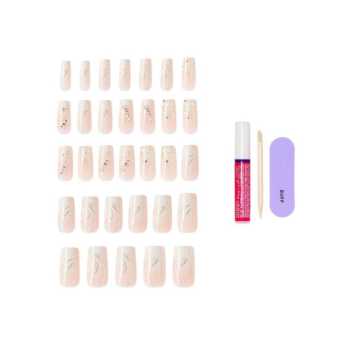 KISS Glam Jeweled Nails - Wrapped in Beauty
