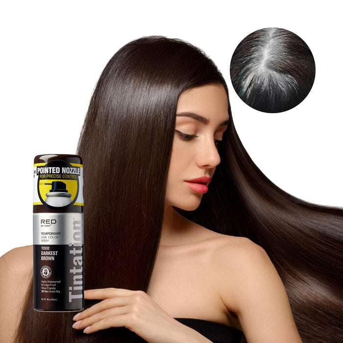 RED by Kiss Tintation Color Spray Mini - Darkest Brown