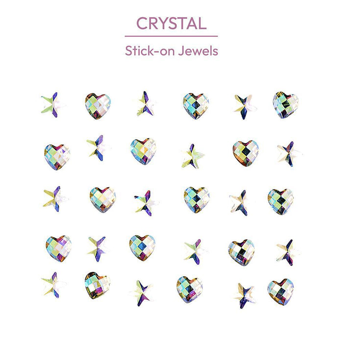 Gold Finger Crystal Stick-On Jewels