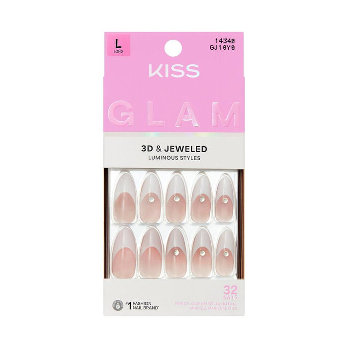 KISS Glam Jeweled Nails - Rooting For You