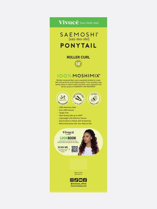 Vivace by KISS Saemoshi Ponytail - Roller Curl 18"