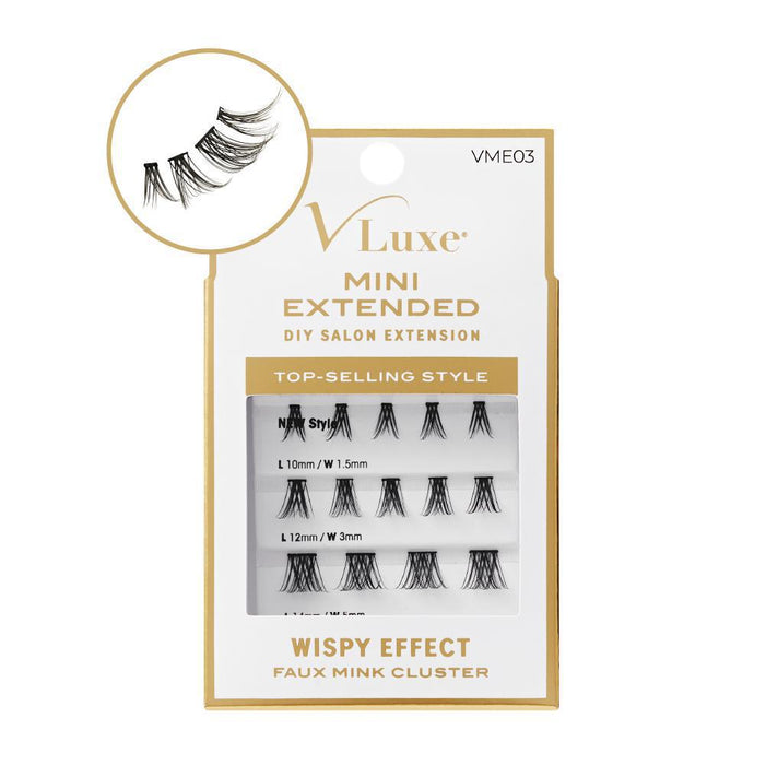 V-Luxe by i-ENVY Mini Extended Faux Mink Lash Cluster