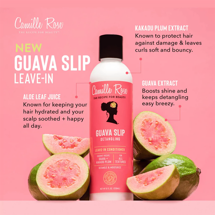 Camille Rose Guava Slip Leave In Conditioner 8oz